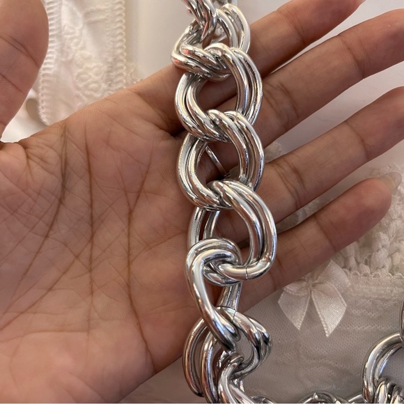 Vintage Anne Klein Multi Chain Thick Necklace - Picture 3 of 3